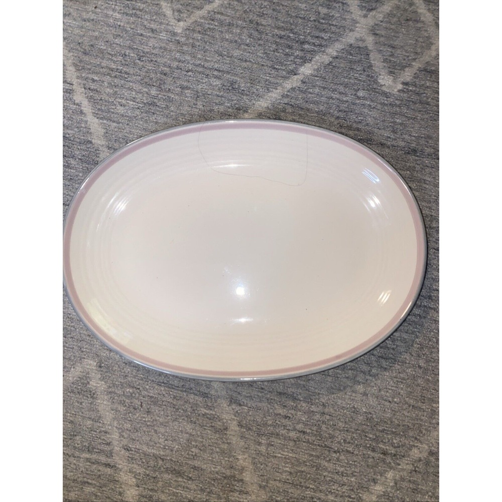 Pfaltzgraff Juniper Oval Serving Platter  14 x 10 Castle stamp USA